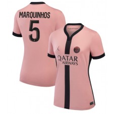 Paris Saint-Germain Marquinhos #5 Tredje Tröja Dam 2024-25 Korta ärmar